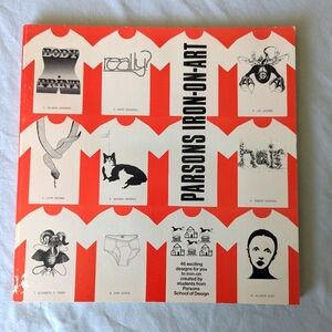 Vintage 1978 Parsons Iron-On Art Book